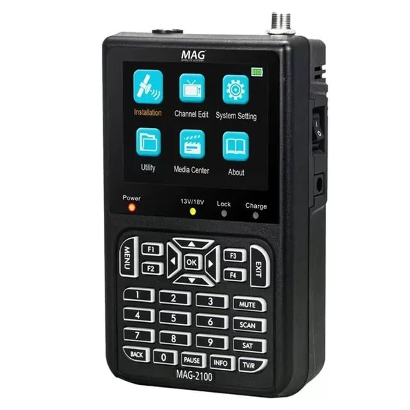 Mag Mag-2100 3.5'' Dvb-S/S2 Lcd Ekran Görüntülü Hd Uydu Yön Sinyal Bulucu ürün görseli 1