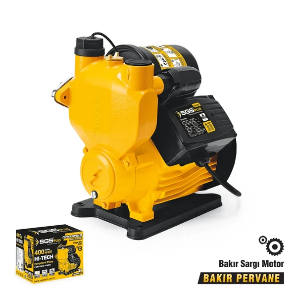 SGS OTOMATİK PERİFERİK SU POMPASI 400 WATT 0.55 HP ürün görseli 1