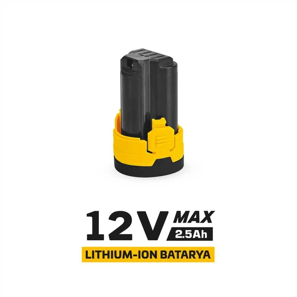 SGS 12 VOLT YEDEK BATARYA (2.5Ah) ürün görseli 1