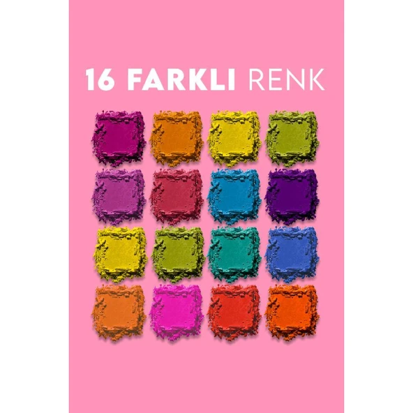 16'lı Yaz Far Paleti - 2'li Set - Resim 4