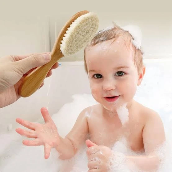 Keçi Kılı Organik Bebek Banyo Tarağı ürün görseli 1