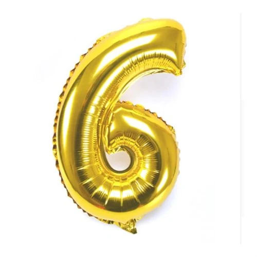 Altın Sarısı Folyo Rakam Balon 1 Metre ürün görseli 1