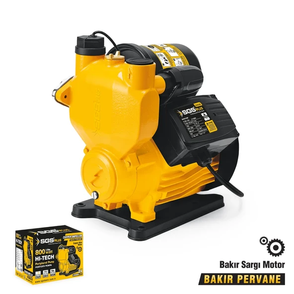 SGS OTOMATİK PERİFERİK SU POMPASI 800 WATT 1.2 HP ürün görseli 1