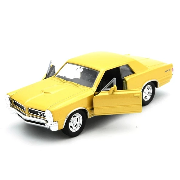 Welly Çek Bırak 12 Cm. Welly Pontiac 65 GTO - Açık Sarı ürün görseli 1