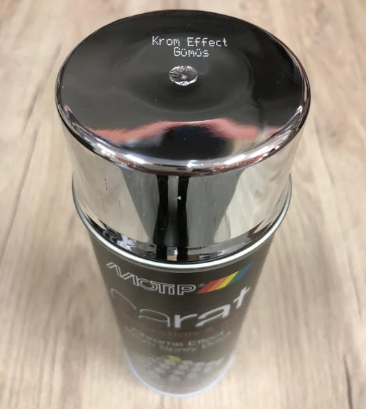 MOTİP CARAT Krom Gümüş Efekt Sprey Boya 400 ML ürün görseli 1