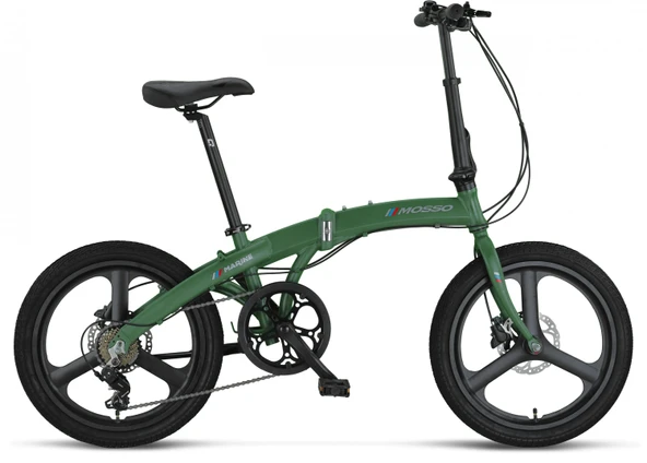 MOSSO MARINE-20-HYD-7V KATLANIR BİSİKLET 305H 20 JANT 7 VİTES RACE GREEN ürün görseli 1