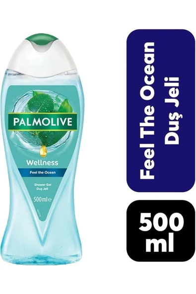 Palmolive Duş Jeli Wellness Feel The Ocean 500 ml Ferahlatıcı Etki ile Denizin Hissini Yaşatma ürün görseli 1