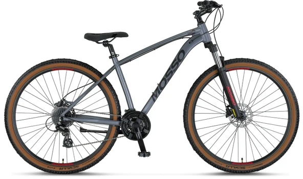 MOSSO RACELINE-29-HD ERKEK DAĞ BİSİKLETİ 508H 29 JANT 24 VİTES MATT ANTRACITE ürün görseli 1