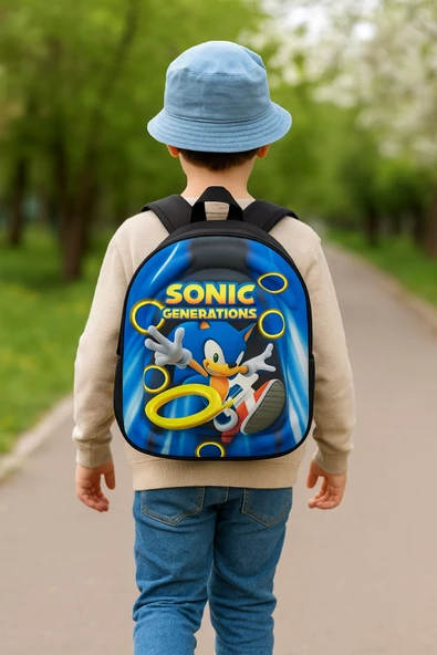 Anaokul Kreş Sırt Çantası Sonic 1 - Erkek ürün görseli 1