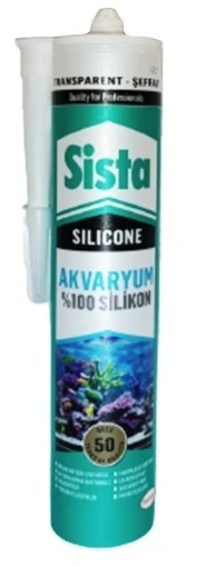 SİSTA ŞEFFAF AKVARYUM SİLİKONU 280 ml ürün görseli 1
