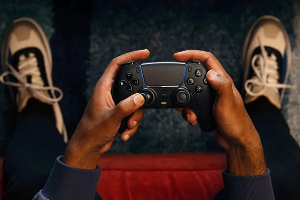Sony PlayStation 5 DualSense Wireless Controller Siyah - (İthalatçı Garantili) - Resim 5