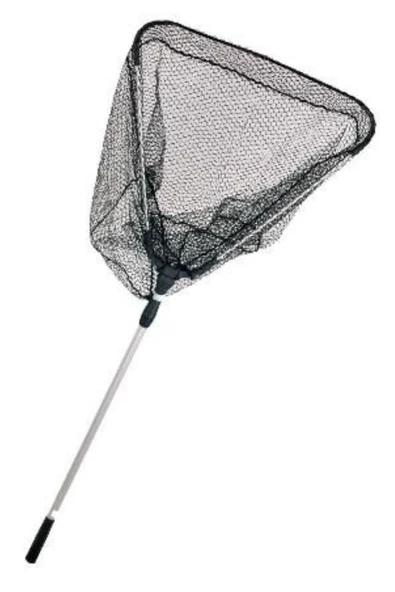 Powerex Üçgen 50x50 Katlanır İp Torlu Kepçe / 150cm Sap ürün görseli 1