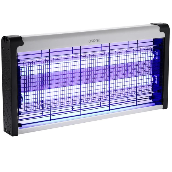 Asonic 20w+ 2000v Çi̇ft Cam LED Zi̇nci̇r Aski Sanayi Ti̇pi̇ Si̇nek Öldürücü Xl Boy ürün görseli 1