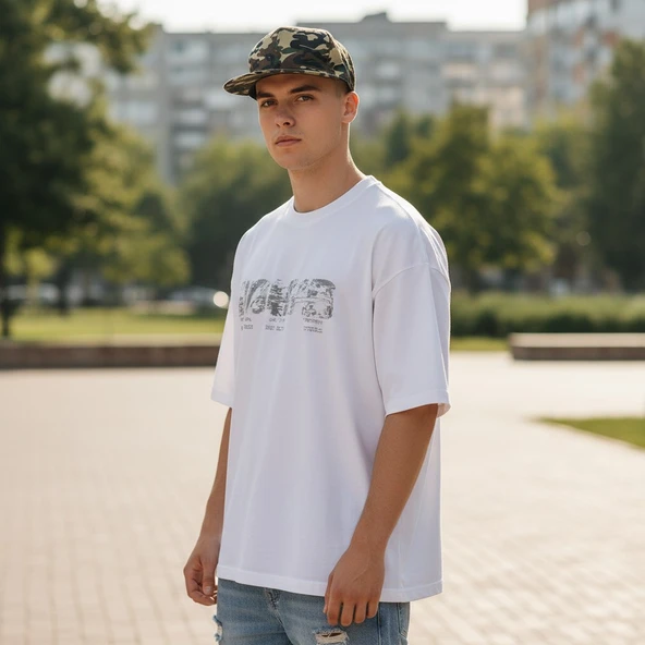 Urban Tactical Askeri Desenli Kamuflaj Hip Hop Şapka ürün görseli 1
