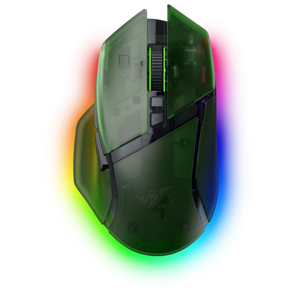 RAZER Basilisk V3 35000 DPI RGB Phantom Yeşil Kablosuz Gaming Mouse RZ01-05240300-R3G1 ürün görseli 1