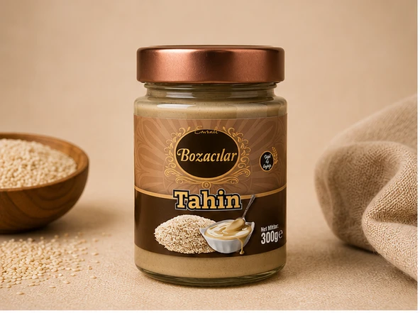 E.Bozacılar Tahin 300 gr %100 Yerli ürün görseli 1