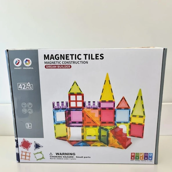 SH40761 42 PARÇA MAGNET STANDART SERİ RENKLİ BLOK ürün görseli 1