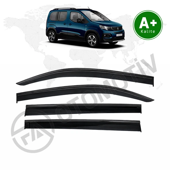 Peugeot Rifter Siyah Kromlu Cam Rüzgarlığı 2019 Model Ve Sonrası ürün görseli 1