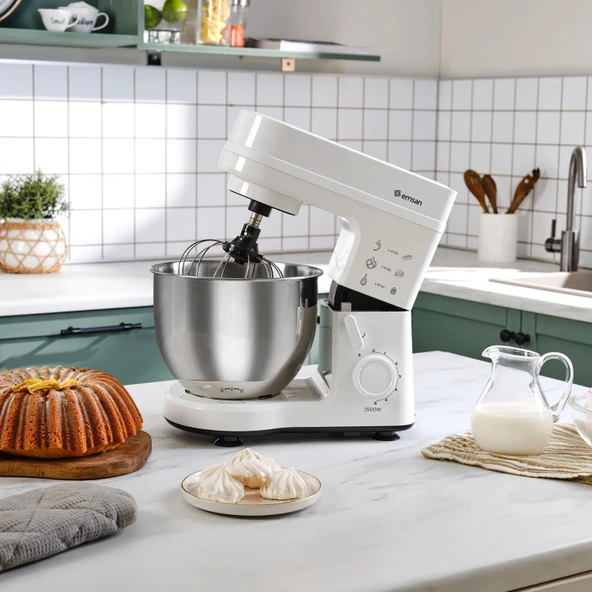 Emsan Maestrochef Stella Hamur Yoğurma Makinesi White 1500W 5L ürün görseli 1
