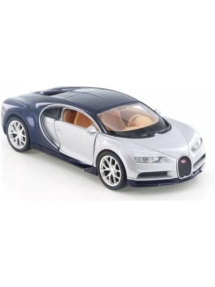Welly Çek Bırak 12 Cm. BUGATTI CHIRON - GRİ ürün görseli 1