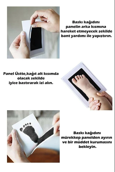 El Ayak İzi Kalıbı Seti - Resim 5