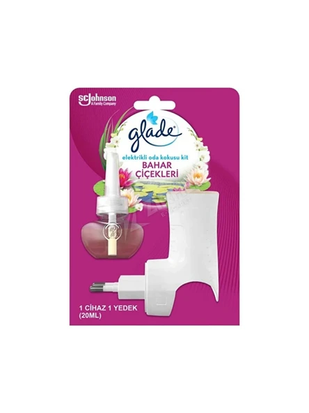 Glade Elektrikli Oda Kokusu Çiçek Bahar 20 ml Yedek ile Kullanıma Uygun Şık Tasarım ürün görseli 1