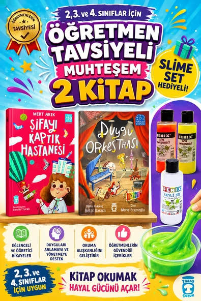 TİMAŞ 2,3. ve 4.Sınıflar İçin Şifayı Kaptık Eczanesi -Duygu Orkestrası (SLİME SET HEDİYELİ) ürün görseli 1