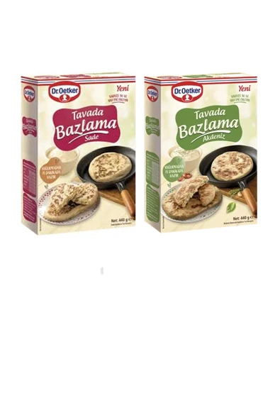 Tavada Bazlama - 2 Paket Bazlama Toz Karışımı (Sade + Akdeniz) ürün görseli 1