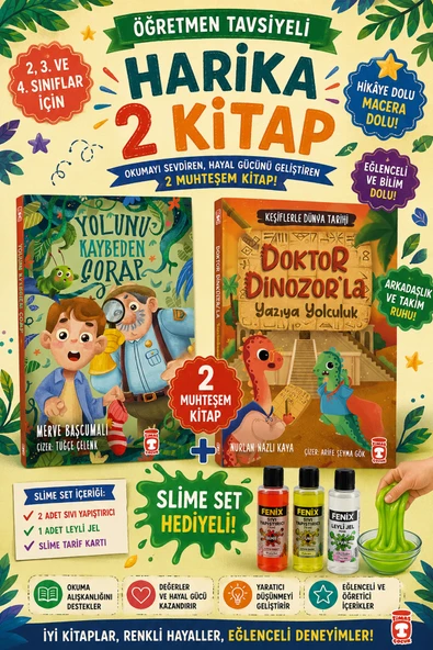 TİMAŞ 2,3. ve 4.Sınıflar İçin Ekrana Sığmayan Macera-Tekno Kahraman (SLİME SET HEDİYELİ) ürün görseli 1