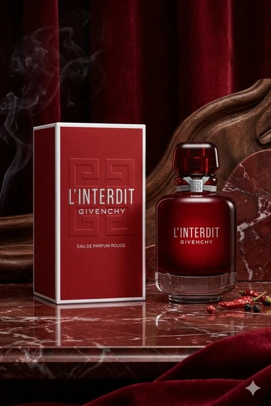 Givenchy L'Interdit Rouge Kadın Parfümü 80 Ml ürün görseli 1