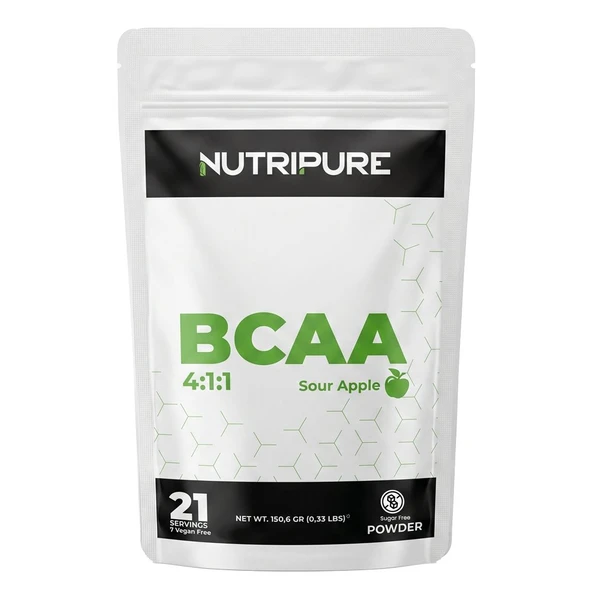 Nutripure BCAA 4:1:1 Ekşi Elma 150,6 Gr ürün görseli 1