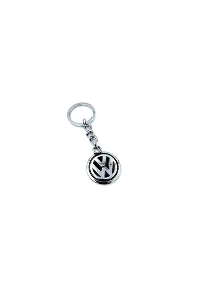 VW Yeni Tasarım Siyah Metal Anahtarlık - Volkswagen Uyumlu Metal Anahtarlık ürün görseli 1