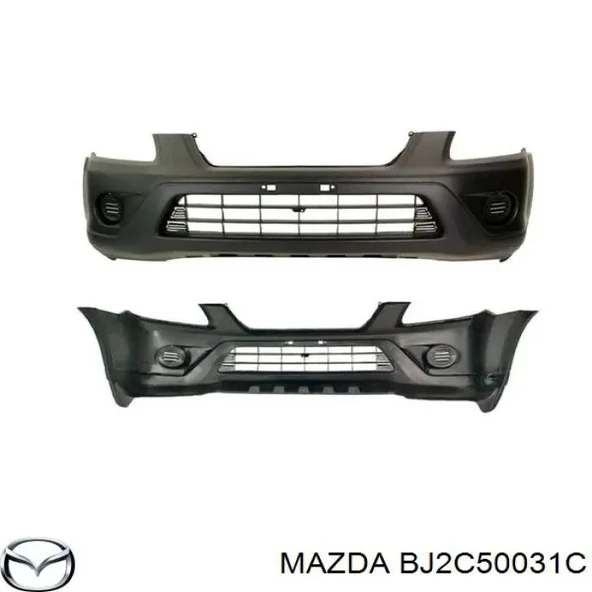 Mazda 323 1999-2002 Familia Ön Tampon Gri (Sis Delikli Bant Deliksiz Tyg) (Adet) (Oem No:Bj2C50031C) ürün görseli 1