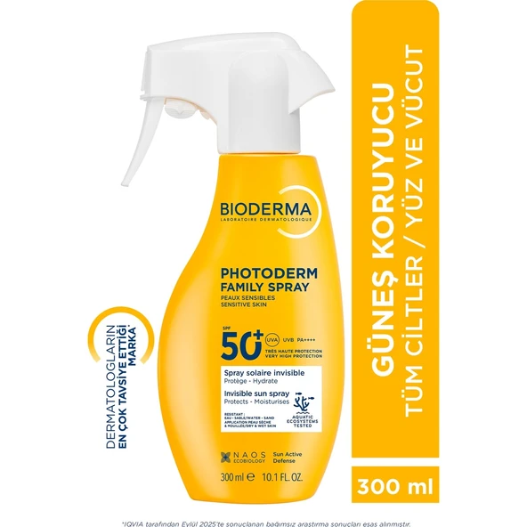 Bioderma Photoderm Spray SPF50+ 300 ml ürün görseli 1