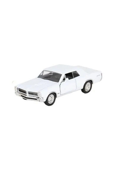 Welly Çek Bırak 12 Cm. Welly Pontiac 65 GTO - Beyaz ürün görseli 1