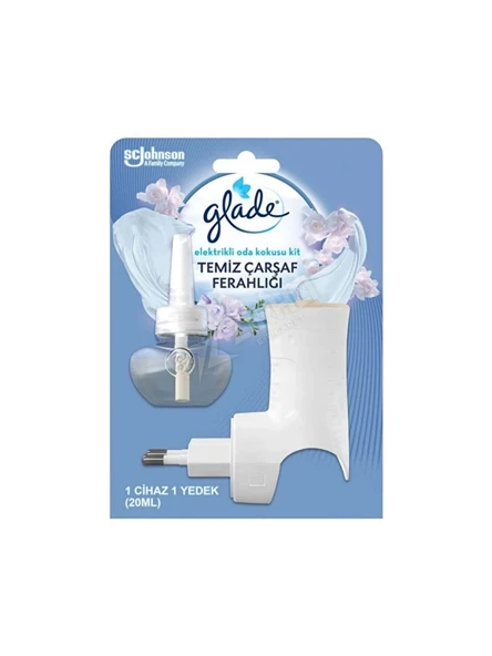 Glade Elektrikli Oda Kokusu Temiz Çarşaf Ferahlığı 20 ml Modeli ile Temiz Hava Sağlar ürün görseli 1