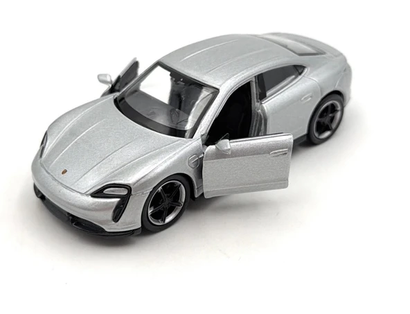 Welly Çek Bırak12 Cm. PORSCHE TAYCAN TURBO S - GRİ ürün görseli 1