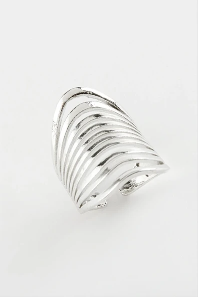 Oval Metal Yüzük ürün görseli 1