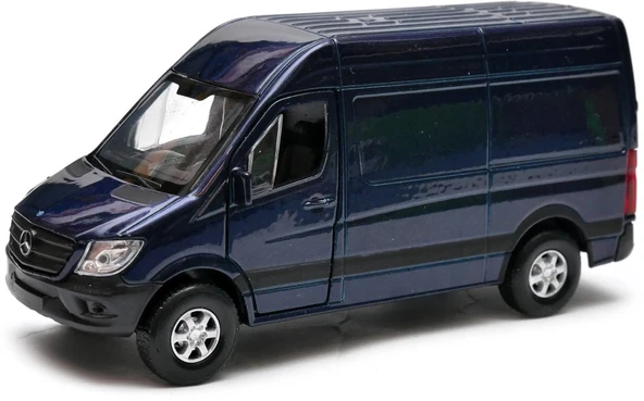 Welly Çek Bırak 12 Cm. MERCEDES BENZ SPRINTER - MAVİ ürün görseli 1