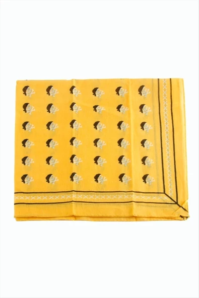 Kuru Kafa Desenli Bandana 50*50 ürün görseli 1