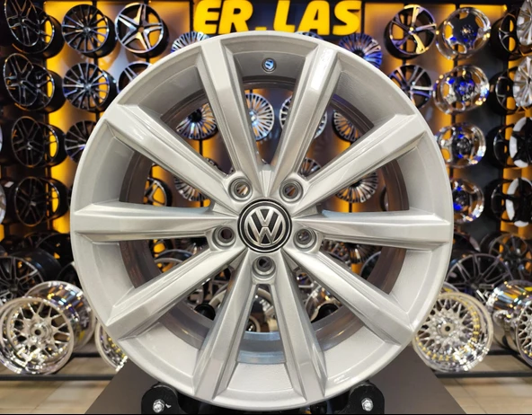 4 Adet VOLKSWAGEN ORIJINAL 7*17 5*112 ET40 57.1 SILVER JANT REVİZE EDİLMİŞ (Takım) ürün görseli 1