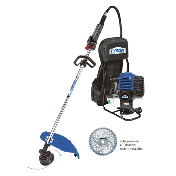 Tyson Motorlu Tırpan ''Sırt Tipi '' 52 Cc - 1.6 Kw ürün görseli 1