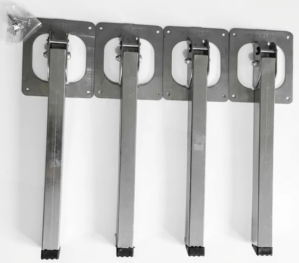 Filo Metal Katlanabilir Sofra Masa Ayağı 30 cm ( 4 Adet ) + Vidaları ürün görseli 1