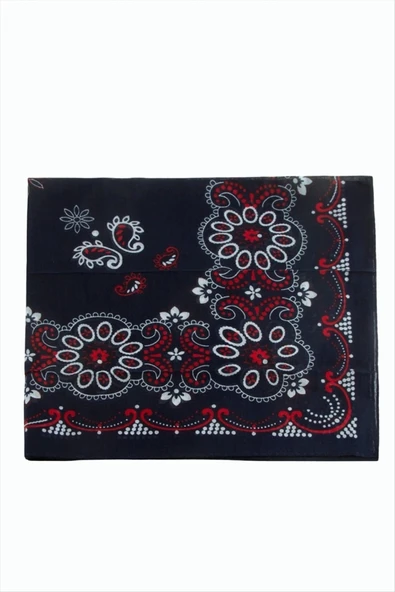 Çiçek Desenli Bandana 50*50 ürün görseli 1