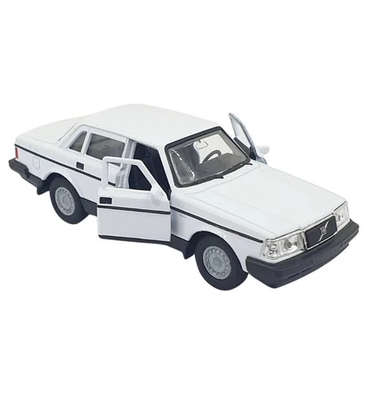 Welly Çek Bırak 12 Cm. VOLVO 240 GL - BEYAZ ürün görseli 1
