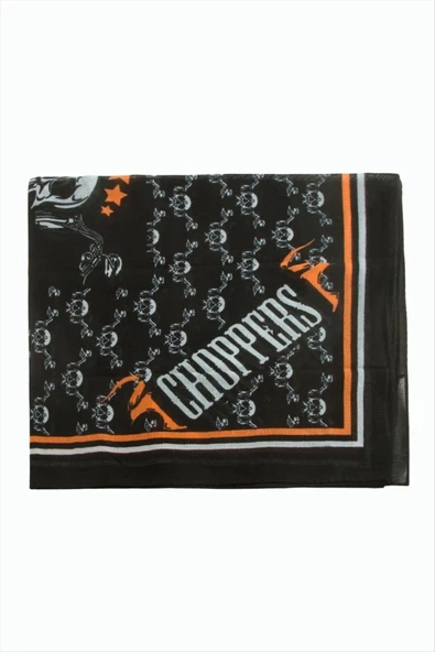 Kuru Kafa Desenli Bandana 50*50 - Resim 2