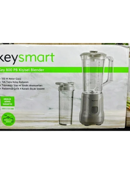 Keysmart KEY 800 PB Kişisel Smoothie Blender - Resim 3