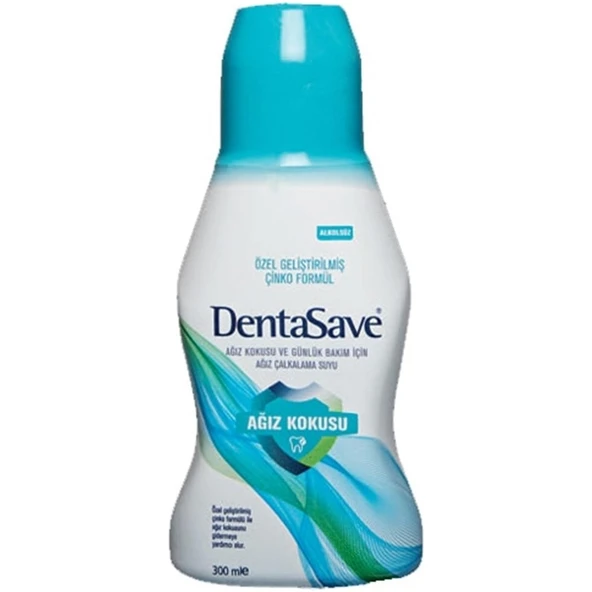 DENTASAVE Çinko Ağız Kokusu & Bakım İçin 300 ml Çalkalama Suyu Antibakteriyel Etki ile Ferah Nefes ürün görseli 1