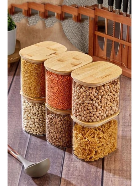 Cooker Borosilikat Cam Kavanoz 13 cm 1 Adet ürün görseli 1