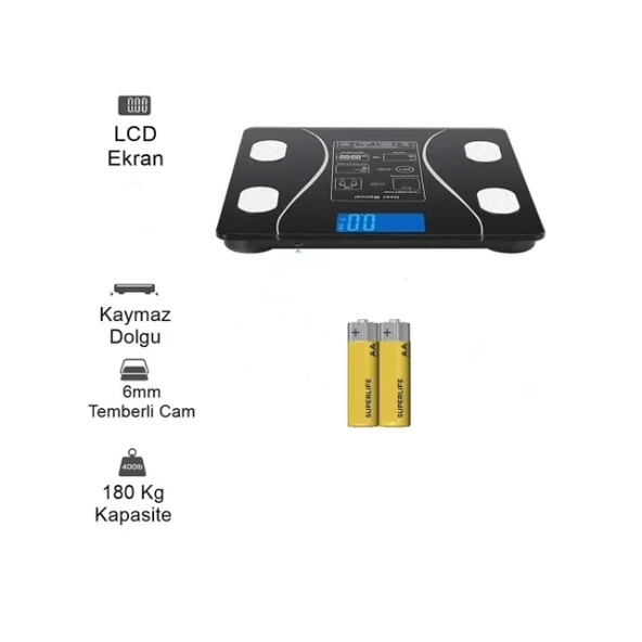 Bluetooth Özellikli Akıllı Tartı - Resim 3